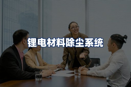 锂电材料除尘系统